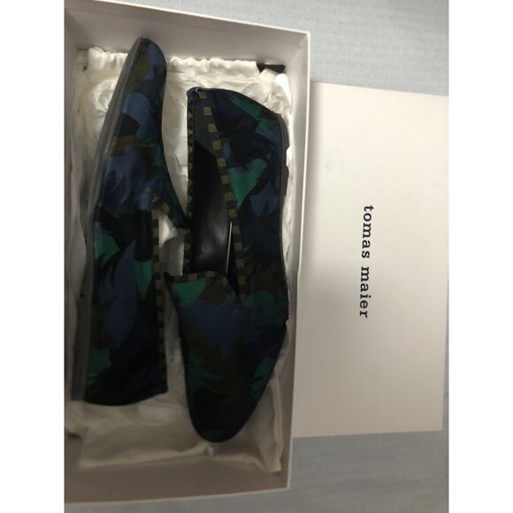 Tomas Maier Camo Palm Smoking slipper sz. 11 main image 8